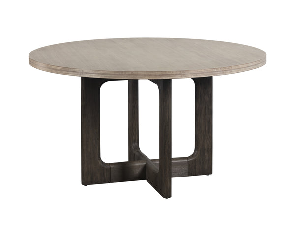 Cypher Dining Table Top - Wood - White Ceruse - 55"