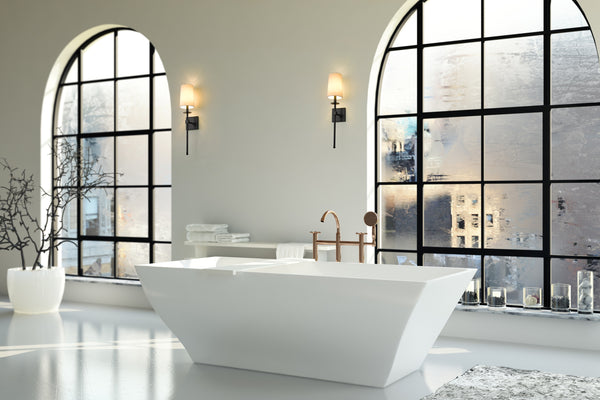 Camila 1 Light Wall Sconce in Matte Black Finish