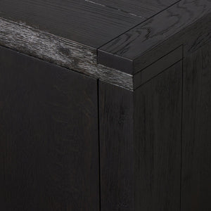 Warby Media Console In Worn Black Veneer