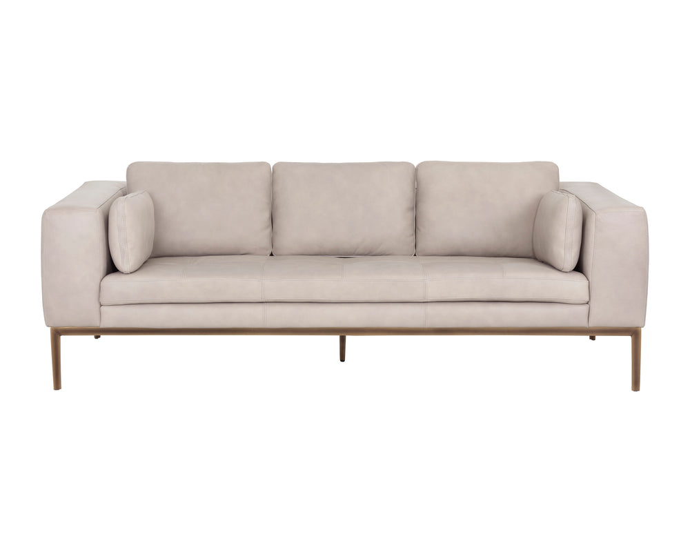 BURR SOFA - BALI BONE LEATHER