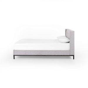 Newhall Queen Bed In Plushtone Linen