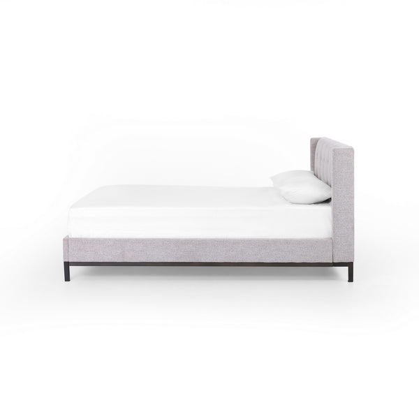 Newhall Queen Bed In Plushtone Linen