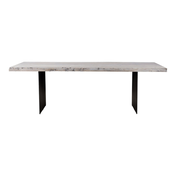 Evans Dining Table in White Acacia Wood
