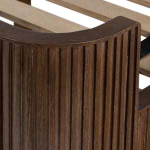 Fletcher Bed In Terra Brown Oak In King