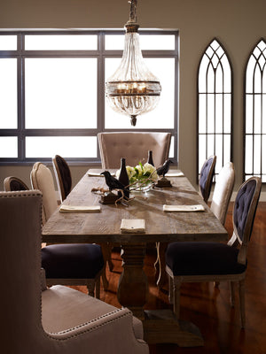 Butner Dining Table 110 W/Oak Top