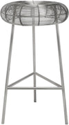 Sylvester Counter Stool In Silver