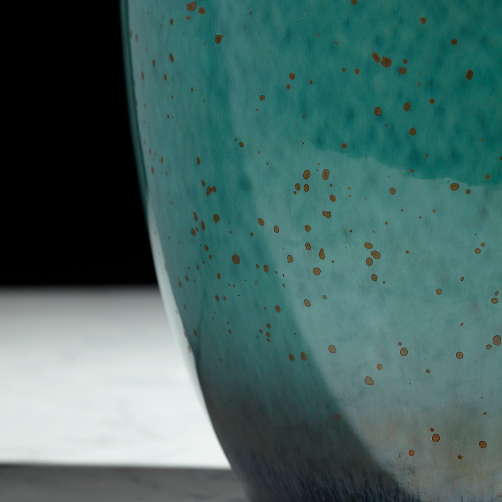Native Gloss Vase in Turquoise Glaze