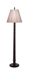 Revolution Wood 1-Light Floor Lamp, Black