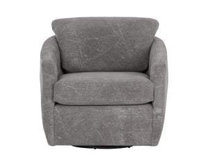 IRINA SWIVEL LOUNGE CHAIR - NEPAL PEBBLE
