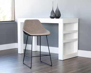 Mccoy Counter Stool - November Grey / Nightfall Black
