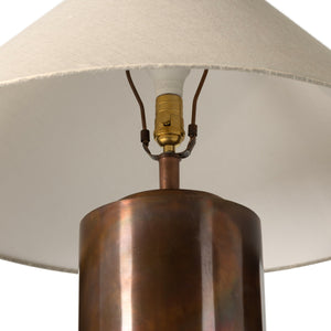 Seaton Floor Lamp In Iridescent Acid Wash