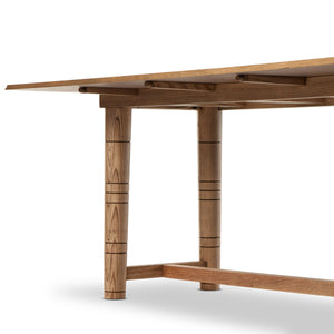 Flip Top Console Table In Toasted Ash