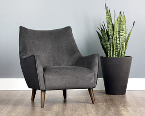 Sorrel Armchair - Polo Club Kohl Grey / Abbington Black
