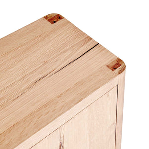 Orlando Solid Wood 4Dr Buffet - True Natural