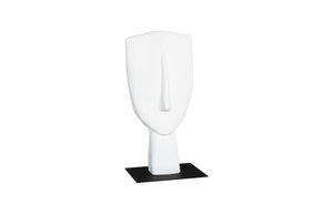 Cycladic Head Sculpture, Classic, White, Smallallall