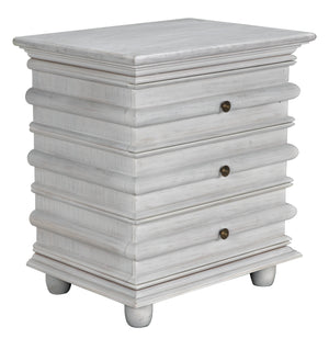 Ascona Side Table, White Wash