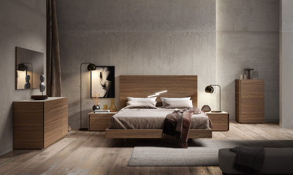 Nelly Right Facing Night Stand in Walnut