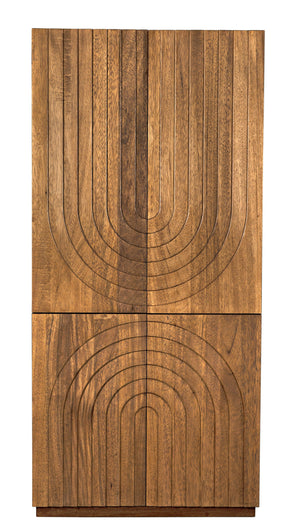 Otto Hutch Dark Walnut Finish