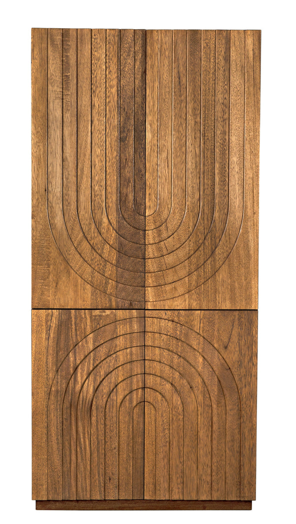 Otto Hutch Dark Walnut Finish
