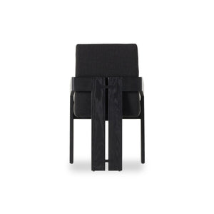 Roxy Dining Armchair In Gibson Black
