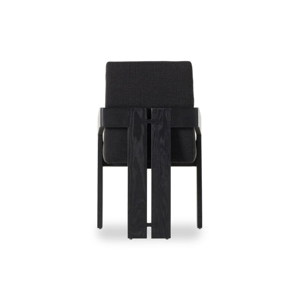 Roxy Dining Armchair In Gibson Black