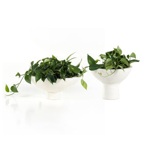 Pressler Outdoor Planter, Set 2 In Plaster