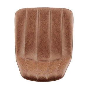 Robert KD PU Dining Side Chair, Umber Brown