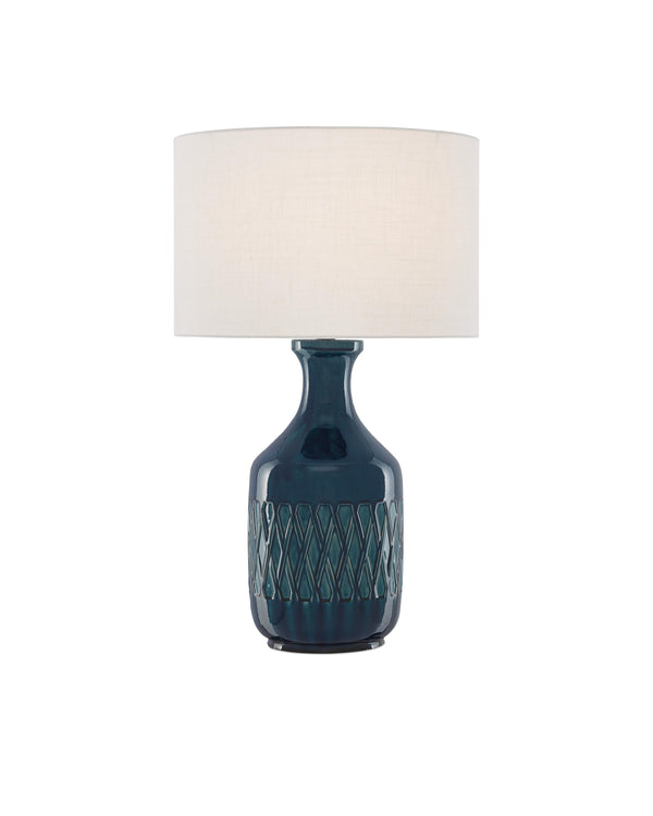 Samba Blue Table Lamp In Ocean Blue