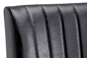 HALDEN DINING CHAIR - RUSTIC BRONZE - VINTAGE BLAC