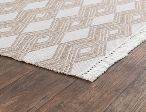 Indoor/Outdoor Banning Rug Sand 8'x10' by Classic Home