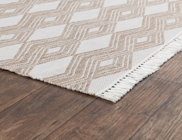Indoor/Outdoor Banning Rug Sand 8'x10' by Classic Home