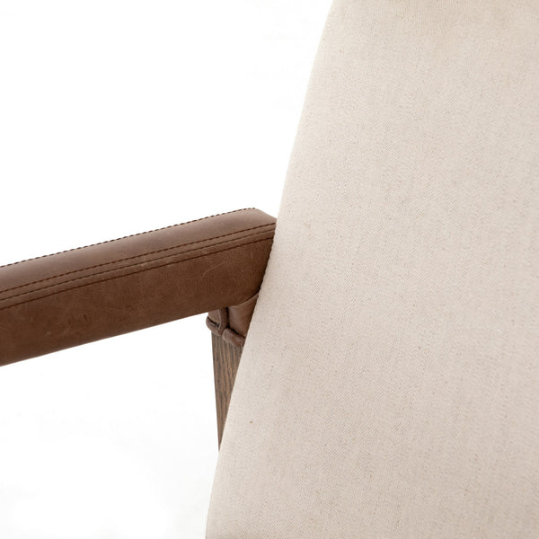 Reuben Traditional Desk Chair In Harbor Natural