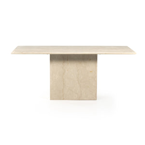 Arum Dining Table In Cream Marble