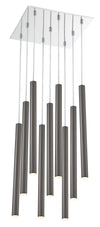 Forest 9 Light Island/Billiard in Chrome Finish