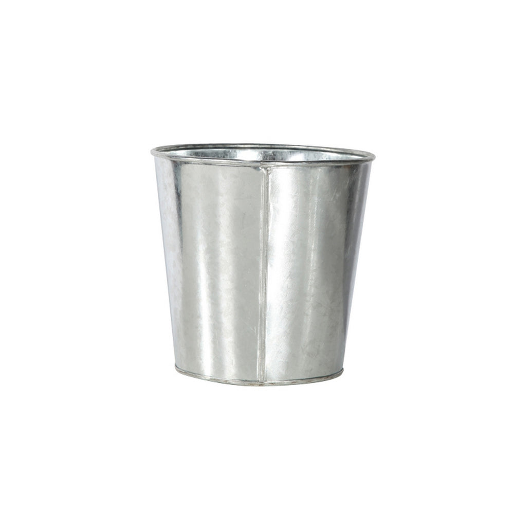 Galvanized Metal Pot 8"H