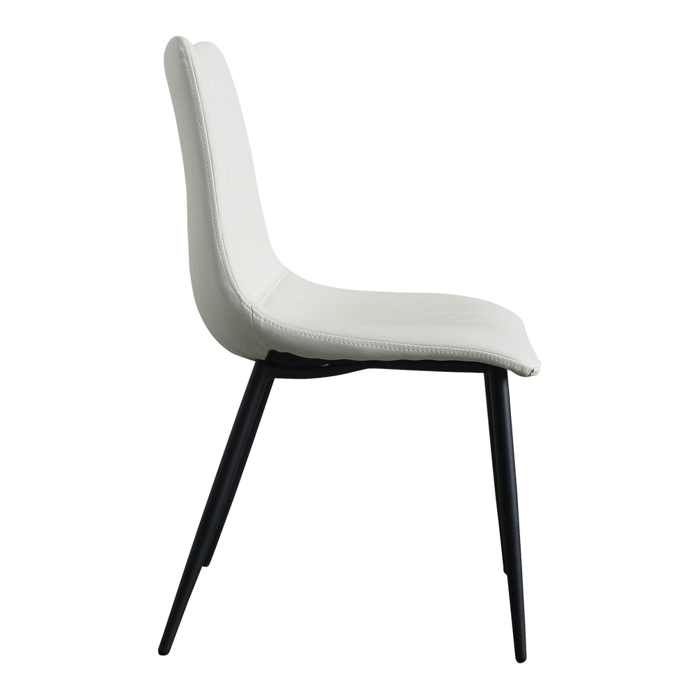 Moe's Alibi Dining Chair Set of 2 in Ivory