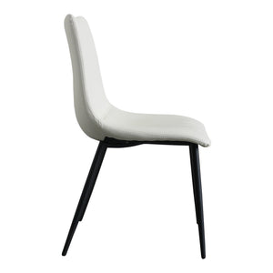 Moe's Alibi Dining Chair Set of 2 in Ivory