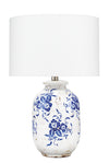Ruth Ceramic Table Lamp, Blue