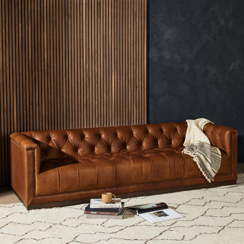 Maxx Sofa In 95" In Heirloom Sienna