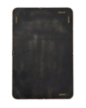  Contrast Jute Rectangle Mirror