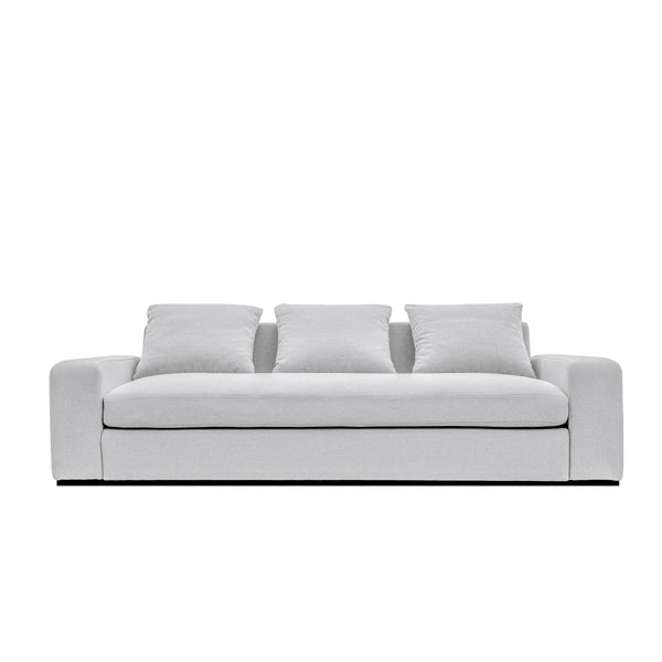 Moe's Thomas Grey Sofa with Feather Blend