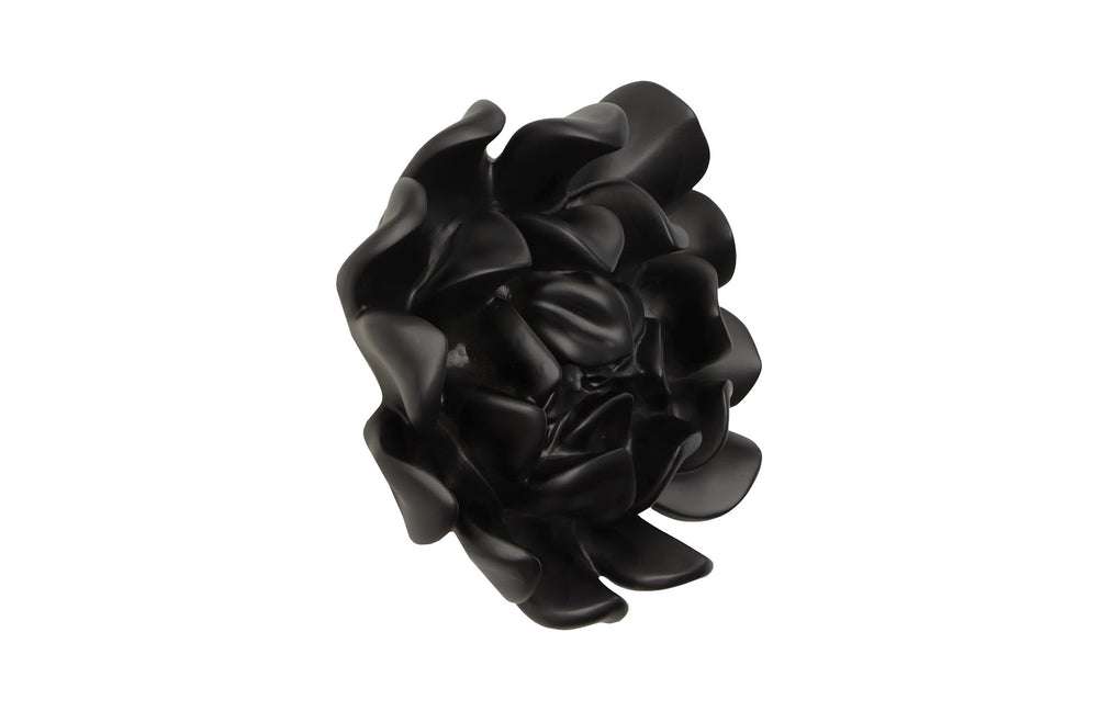 Topsy Turvy Succulent Wall Art, Smallooth Matte Black
