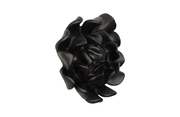 Topsy Turvy Succulent Wall Art, Smallooth Matte Black