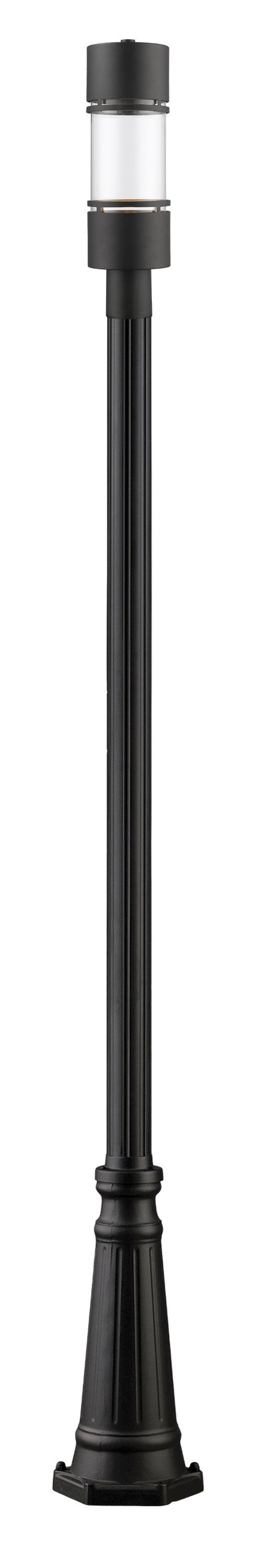 Luminata Outdoor LED Post Light in Black Finish