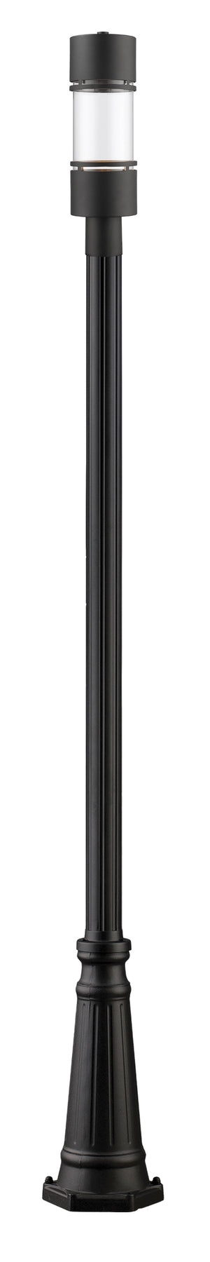 Luminata Outdoor LED Post Light in Black Finish