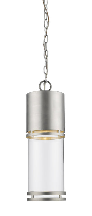 Luminata Outdoor LED Chain Hung Light in Brushed Aluminum Finish