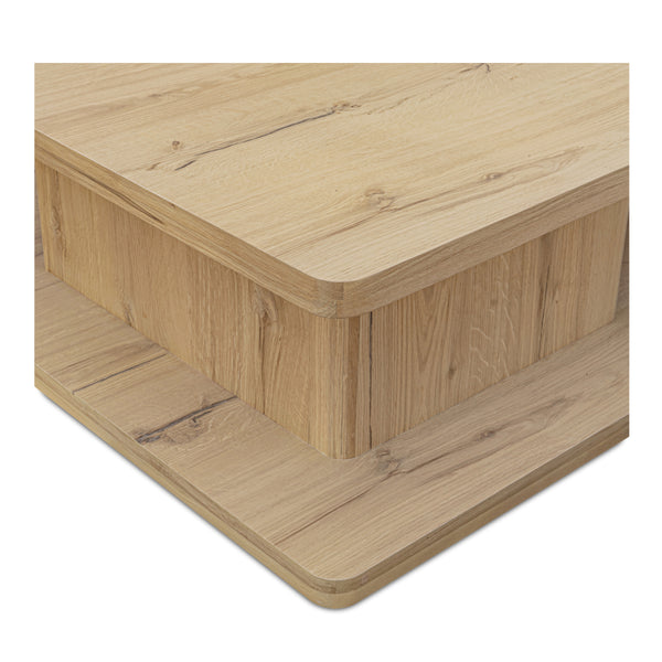 Moe's Casey Large Coffee Table in Rustic Oak