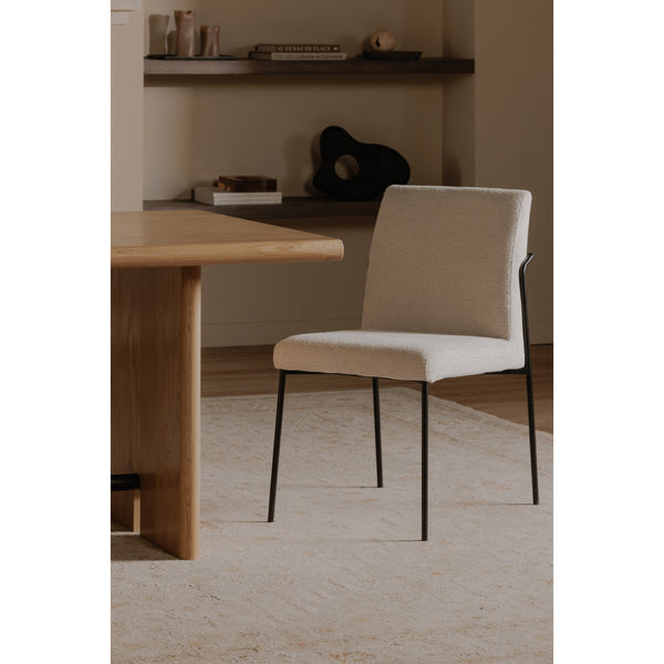 Danny Dining Chair Set of 2 in Ivory