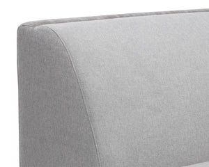 JACLYN MODULAR - ARMLESS CHAIR - EGYPT LIGHT GREY / DANNY MEDIUM GREY