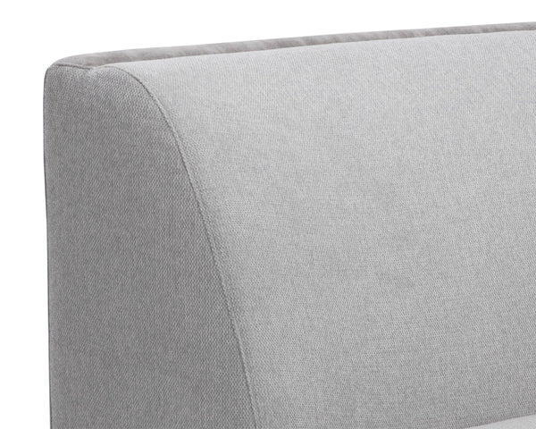 JACLYN MODULAR - ARMLESS CHAIR - EGYPT LIGHT GREY / DANNY MEDIUM GREY